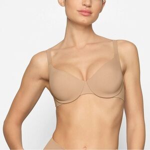 SKIMS Smoothing Intimates Unlined Full Coverage Bra Clay
